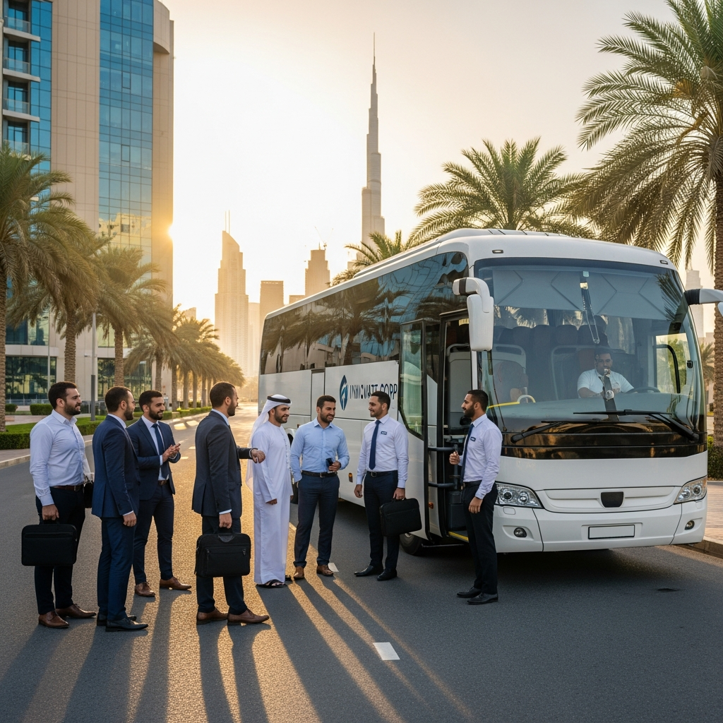 UAE corporate transport services - Dubai Abu Dhabi business transportation